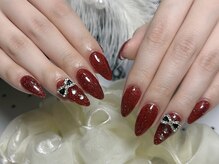 花梨(カリン)/フラッシュネイル