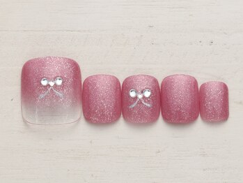 ネイルミックス 池袋店(Nail Mix)/リボングラデ　4990円