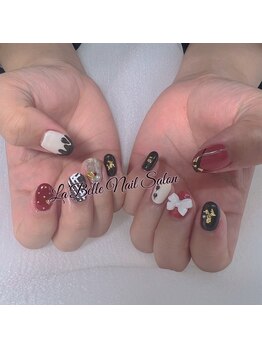 ラベル(La'Belle)/バレンタインチョコネイル