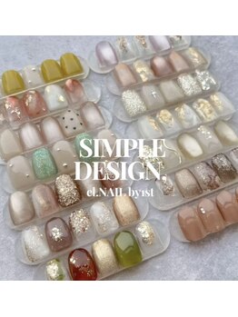 エルネイル バイ ファースト(el.NAIL by1st)/【人気★No2】シンプル定額