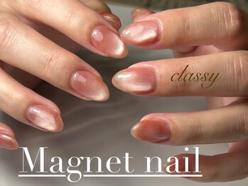 クラッシー(classy)/ピンクオレンジマグネット