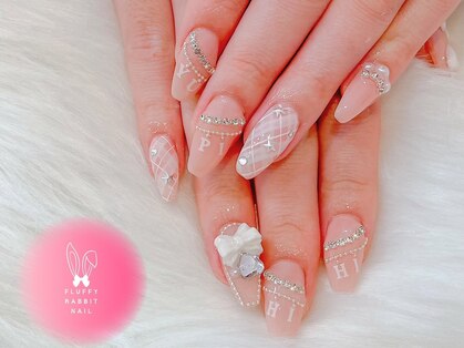 フラッフィーラビットネイル(fluffy rabbit nail)の写真