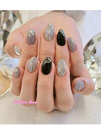 大理石ニュアンスネイル