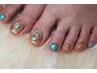 【Foot ケア】￥9500→￥9200●おまかせアート(甘皮ケア&保湿ケア付)