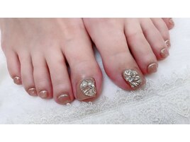 フラワーデザインネイル