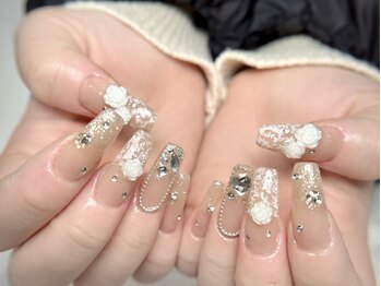 コラネイル(Kora nail)の写真/【洗練された大人可愛い指先に♪】豊富なカラー&パーツで、オシャレを楽しみたい方にオススメ★