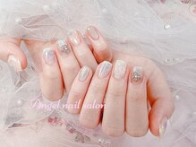 エンジェルネイルサロン(Angel nail salon)/マグX水色リボン