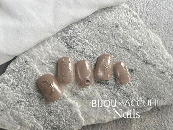 シックスティー ネイルズ バイ アクイユ 東中野(60min nails by ACCUEIL)/マグネットミラーアート