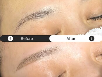 サインポスト 志木店(sign post)/ナチュラルで上品な印象:平行眉