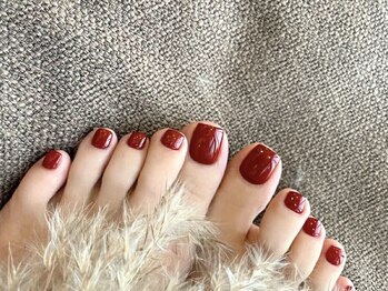 ラメール(La mer)/大人ボルドーネイル