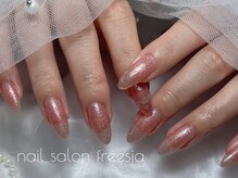 フリージア 門真店(freesia)/多色ラメで魅せる艶ピンク