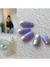 【ハンド】　junaが担当します。ネイルケア＋ジェル＋アート2000円分まで。