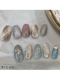 春色ニュアンスネイル