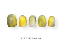 マリー ネイルズ いわきラトブ店(MARIE NAILS)/定額6,600円税込　イエロー0928b