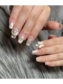 【山本】流行りのワンホンネイル