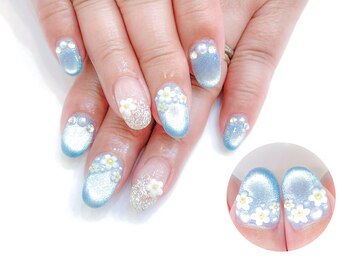 ネイルコレクション ピンク(Nail Collection Pink)/ジェル定額¥8990☆フラワー