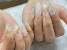 エン(En)/マーブルニュアンスネイル