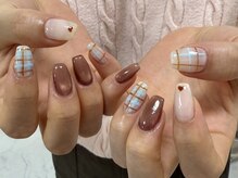 ネイルサロン赤ちゃん/brown mag × check