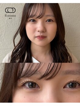 ランム(Ranmu)の写真/ダメージレスのトリートメント付まつげパーマ◇お顔立ちを見極めた最適なカールですっぴんでも自信の目元に