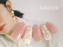 【ツイードネイル】