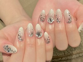 １０月　キラキラグラデ