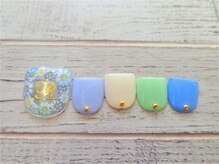 ブランロール 中目黒店(Blanl'or)/【Foot】フラワーネイル