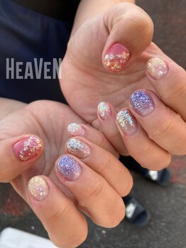 ネイルサロンヘヴン 国分店(Nail SaLoN Heaven)/きらきらネイル