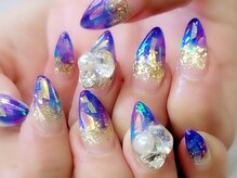 ネイルサロン シェル(Nail Salon SHELL)/ビジュー盛りネイル★