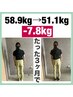 【現在50kg台の方】6～8kg本気で痩せたい！　初回カウンセリング ¥2980