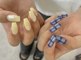 チェックとバターイエロー¥8,800