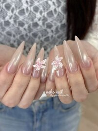 ロングマグネット　花パーツ