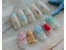 【☆山田style☆定額セレクトデザイン6種】（自爪育成・フィルイン）
