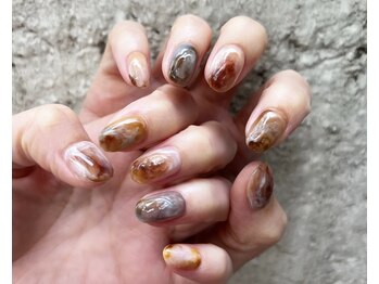 ガレリア エレガンテ 栄店(GALLARIA Elegante)/王道☆ブラウンニュアンスネイル