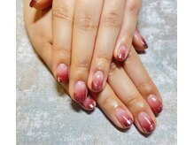 サロン ド リス(salon de LYS)/グラデーションミラーフレンチ