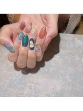 アティックネイルアトリエ(attic nail atelier)/アシメネイル★