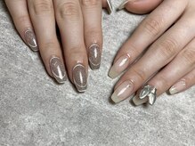 エレガネイル(elega nail)/蝶々*ちぐはぐネイル