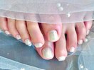 ホワイトオーロラネイル ￥8.680