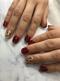 クリスマスネイル