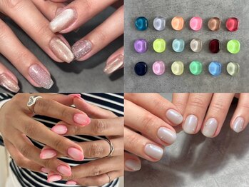 アンドネイル(+ and Nail)の写真/マグネット80色~カラー180色以上からお選びいただけます♪お好きなパーツやシール持ち込みOK◎