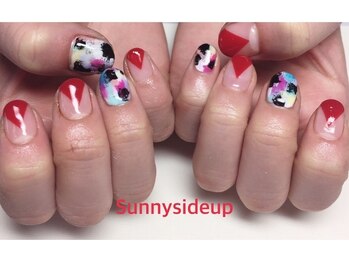 サニーサイドアップ ネイル(Sunny SideUp nail)/spring  art design☆