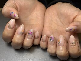 ～ドライフラワーネイル～