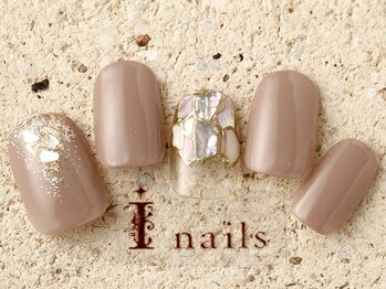 アイネイルズ 町田店(I nails)/メタリックピンクシェル 7980円