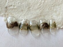 アイネイルズ 梅田店(I nails)/クリアシンプルニュアンス