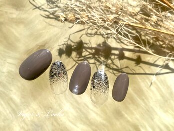 ヴィガー アンド ルックス 白金 目黒(Vigor&Looks)/ブラウン ラメグラ シンプル