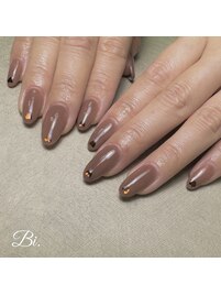 バレンタインネイル