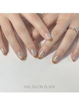 ブラック 池尻大橋店(BLACK)/オレンジで大人っぽフレンチ！