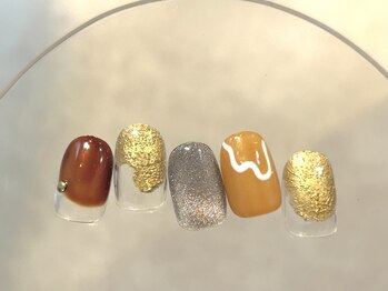 ラクネイル 浦和店(raku nail)/秋色ニュアンス