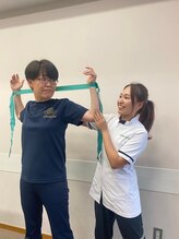 ビーチェック 長久手店(B-Check)/ゴムバンドを使ったトレーニング