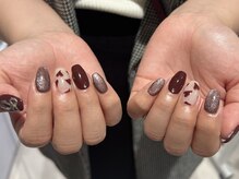 ネイルサロン プルミエール 錦糸町店(premiere)/マグネット　ハートネイル