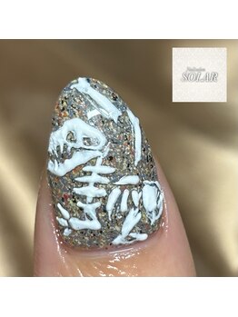 ソラール(SOLAR)/恐竜★骨ネイル